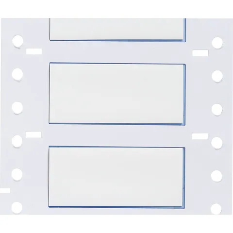 Brady Corporation PS-500-2-WT-S Polyolefin Wire Marking Sleeves, White, 0.5" Dia x 2" W, Roll of 250 Each — Pulegge e rulli