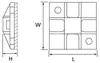 Thomas & Betts MPNY-750-9-C 3/4 x 3/4 Mount — Conectores y enchufes