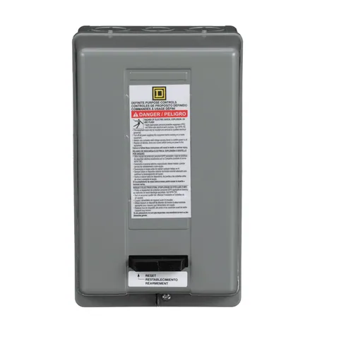 Schneider Electric 8911DPSG43V06 Starter, Definite Purpose, nonreversing, 40A, 3 pole, 3 phase, 480VAC coil, melting alloy overload, NEMA 1, +options — Accesorios generales