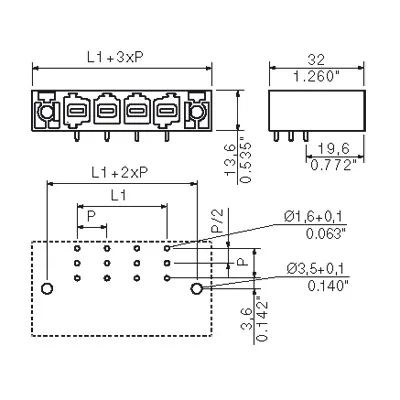 Weidmuller 1851110000 SU 10.16HP/09/90SF 3.5AG BK BX — General Accessories