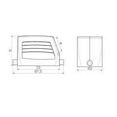 Weidmuller 1787580000 HDC 10B TSLU 1M25G — General Accessories