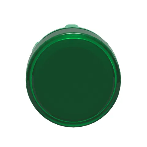 Schneider Electric ZB5AV033 Head for pilot light, Harmony XB5, plastic, green, 22mm, universal LED, plain lens — Interruptores y aparamenta modular