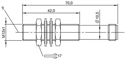 Balluff BOS00WL Cylindrical throughbeam photoelectric sensors with M12 thread and diff... — General Accessories