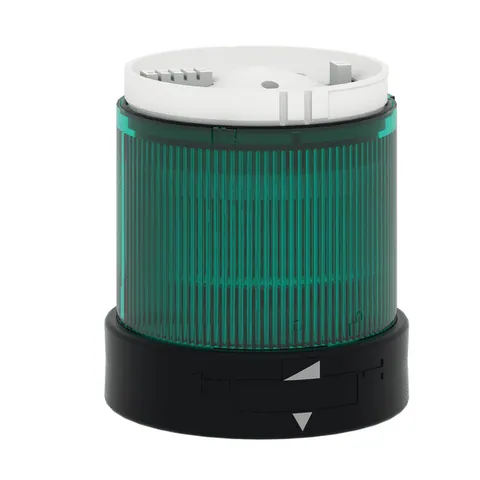 Schneider Electric XVBC4B3 Indicator Tower, Harmony XVB, Illuminated Unit, Plastic, Green, 70mm, Flashing, for Bulb or LED, 24V AC to 48V DC — Schalter & modulare Geräte