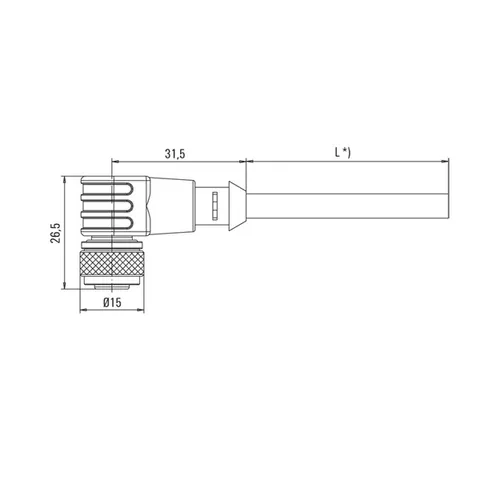 Weidmuller 1883461500 SAIL-M12BW-8-15U — Akcesoria ogólne