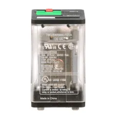 Schneider Electric 788XBXRM4L-120A General purpose relay, SE Relays, 788R, DPDT, 10A, 120 VAC, Quick terminal, clear cover with LED, lock push button — Akcesoria ogólne