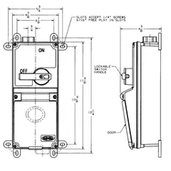 Hubbell SE2730A Switched Enclosure with HBL2730 Receptacle — Control & HMI
