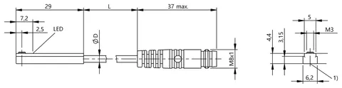 Balluff BMF0070 Cylinder sensors for multiple slot shapes — Näherungs- & induktive Sensoren