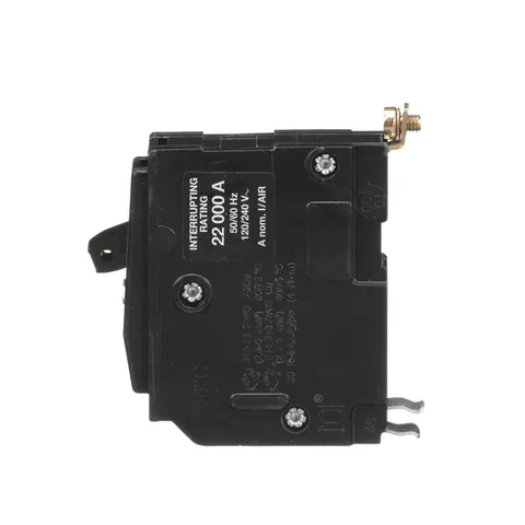 Schneider Electric QOB120VH Mini circuit breaker, QO, 20A, 1 pole, 120/240VAC, 22kA, bolt on mount — Accessori generali