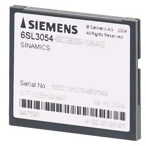 Siemens 6SL3054-0ED01-1BA0 ***spare part*** SINAMICS S120 CompactFlash card with firmware option ... — Controllo e HMI