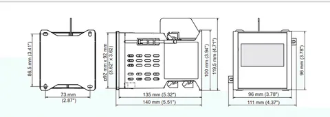 Vega MET391.XXHXX Controlador e instrumento de visualización para sensores de nivel — Control e HMI