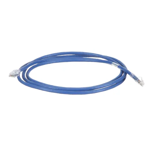 Panduit UTPSP7BUY Cat 6 24 AWG UTP Copper Patch Cord, 7 ft, Blue — Industrial Cables & Wires