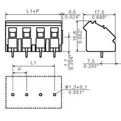 Weidmuller 1595770000 LP 7.50/02/135 3.2SN OR BX — Accessori generali