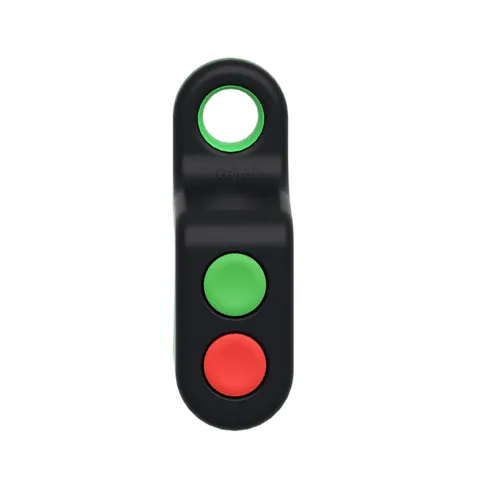 Schneider Electric ZBRM22A0 22mm push button, Harmony ZB, wireless and batteryless handy box, 2 simple action buttons, ZBRT1 transmitter — Switches & Modular Apparatus