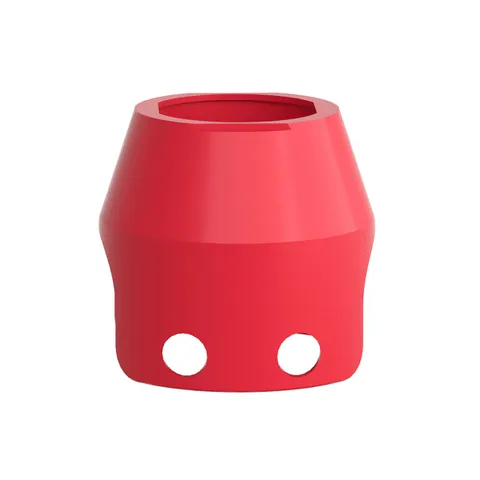 Schneider Electric ZBZ1604 Padlockable guard for mushroom head 40mm, Harmony XB4, metal, red — General Accessories