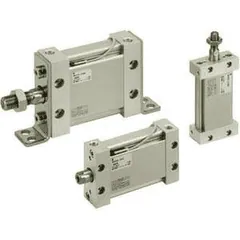 SMC MDUB25-50DMZ M(D)U-Z Plate Cylinder, Double Acting, Single Rod w/Auto Switch Mounting Groove, MDUB25-50DMZ — Pneumatic & Hydraulic Cylinders