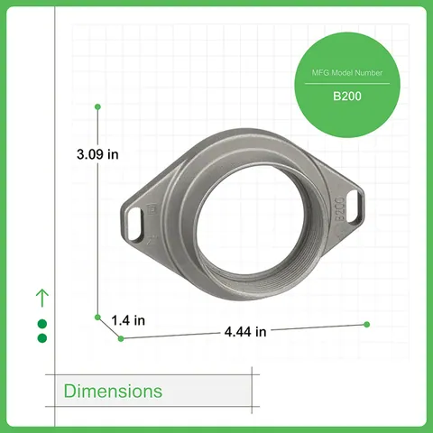 Schneider Electric B200 Accessory, bolt-on hub, 2.00in, rainproof — General Accessories