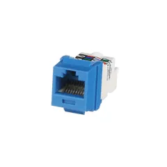 Panduit NK6TMBU RJ45 Cat 6 Keystone Jack Module, Blue — Cavi e fili industriali