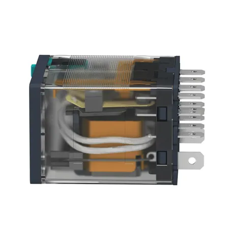 Schneider Electric RPM42BD plug-in relay, Harmony electromechanical relays, 15A, 4CO, with LED, lockable test button, 24V DC — Akcesoria ogólne