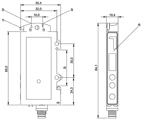 Balluff BFB0006 Square fiber base units — Netzgeräte & Leistungsregler