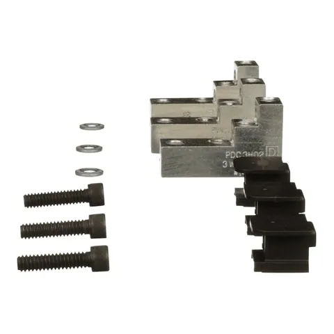 Schneider Electric PDC3HD2 Circuit breaker accessory, connector for PowerPact H, 15A to 150A, qty 3 — Blocchi valvole e collettori