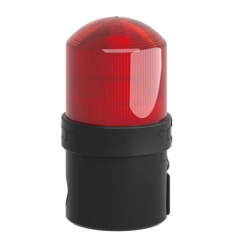 Schneider Electric XVBL34 Illuminated complete beacon, Harmony XVB Universal, plastic, red, 70mm, steady, incandescent with BA15d base, lt 250V — General Accessories