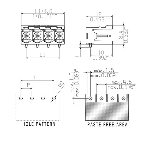 Weidmuller 1774762001 PCB Plug-in Connector SL-SMT 5.08HC/02/90 1.5SN BK BX — General Accessories