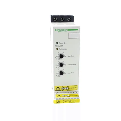 Schneider Electric ATS01N232QN soft starter for asynchronous motor, Altistart 01, ATS01, 32A, 380 to 415V, 15kW — Softstartery