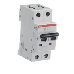 ABB S202-C63 S202-C63 Miniature Circuit Breaker - 2P - C - 63 A — Leistungsschalter & Sicherungen