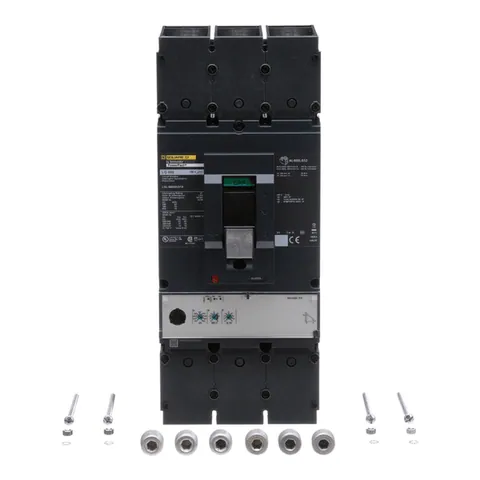Schneider Electric LGL36600U31X Circuit breaker, PowerPacT L, 600A, 3 pole, 600VAC, 18kA, lugs, MicroLogic 3.3, 80% — Accessori generali
