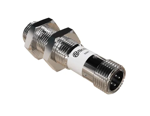 Nexotec NMF12163 Inductive sensor M12 metal face 50 mm connector M12 PNP NO Sn = 4 mm — Proximity & Inductive Sensors