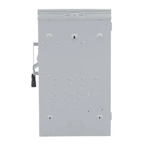 Schneider Electric D224NRB Safety switch, general duty, fusible, 200A, 2 pole, 60hp, 240VAC, NEMA 3R, 3 wire, 1 neutral, bolt on hub provision — General Accessories