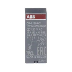 ABB 1SVR405600R2000 CR-P120AC1 Pluggable PCB Interface Relay