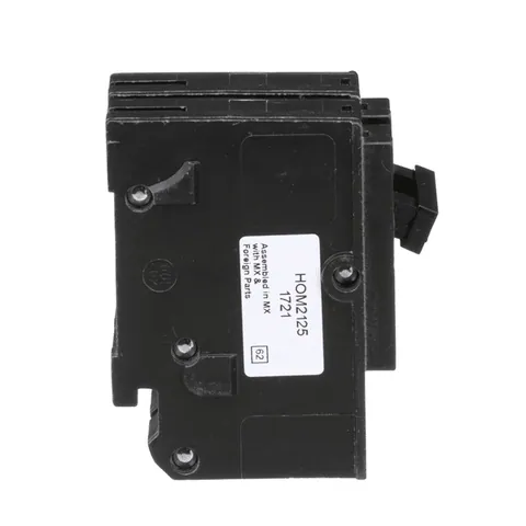 Schneider Electric HOM2125 Mini Circuit Breaker, 125A, 2 Pole, 120/240VAC, 10kA AIR, Standard Type, Plug In, UL — Circuit Breakers & Fuses
