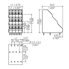 Weidmuller 1764930000 LM3RZF 5.08/12/135 3.5SN OR BX — Accessori generali