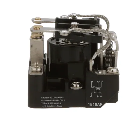 Schneider Electric 8501CDO7V53 Power Relay, Type C, 2 HP, 30A resistive at 300 VAC, DPST, 2 normally open contacts, 24 VDC coil — Accesorios generales