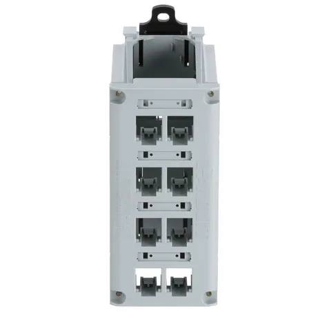 Panduit CDPP8RG Mini-Com® 8-port DIN Rail Copper Patch Panel — Industrial PCs & Control Panels