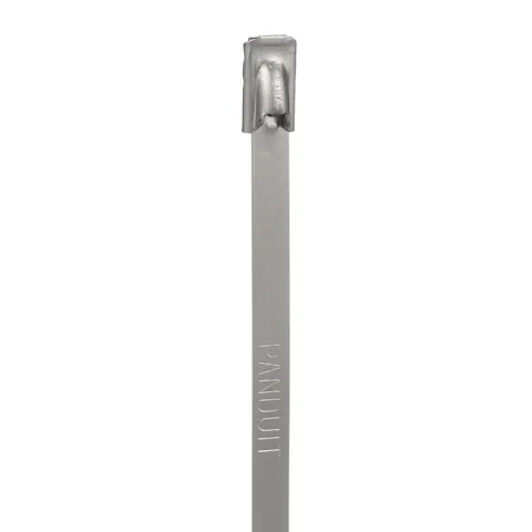 Panduit MLT4S-CP Pan-Steel® MLT4S-CP Cable Tie, SS 304, Standard, 4" Dia., PK100 — Connectors & Plugs