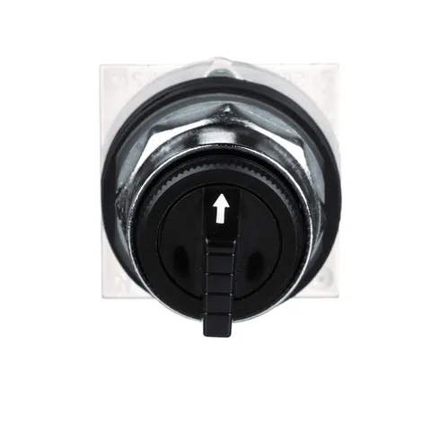 Schneider Electric 9001KS42B 30mm Push Button, Type K, selector switch, 3 position, B cam, black knob — General Accessories