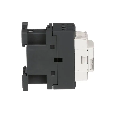 Schneider Electric LC1D09B7 Contactor IEC, TeSys Deca, no reversible, 9A, 5HP a 480VAC, hasta 100kA SCCR, 3 fases, 3 NO, bobina de 24VAC 50/60Hz, estilo abierto — Contactores y relés