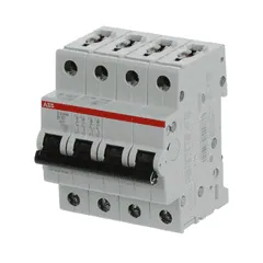 ABB 2CDS274001R0105 System pro M S204M Miniature Circuit Breaker - 4P - B - 10A — Power Supply