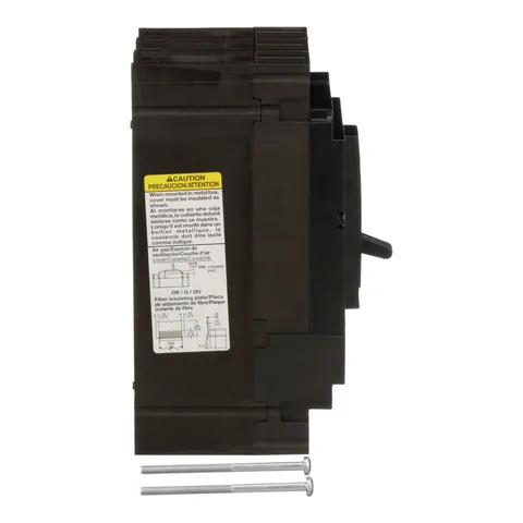 Schneider Electric HDL36035 Circuit breaker, PowerPacT H, 35A, 3 pole, 600VAC, 14kA, lugs, thermal magnetic, 80% — Interruttori automatici e fusibili