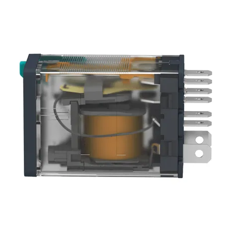 Schneider Electric RPM21BD plug-in relay, Harmony electromechanical relays, 15A, 2CO, lockable test button, 24V DC — Styczniki i przekaźniki