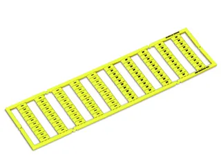 Wago 794-5553/000-002 WMB marking card; as card; MARKED; k/l (each 50); stretchable 5 - 5.2 mm; Horizontal marking; snap-on type; yellow — Terminal Blocks