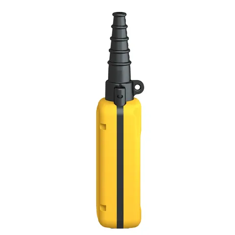 Schneider Electric XACA03H7 Empty pendant control station, Harmony XAC, plastic, yellow, 3 cut outs, UL CSA certified — Accesorios generales