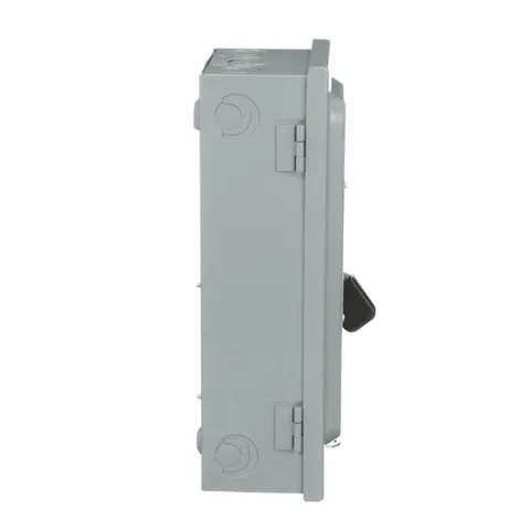 Schneider Electric D322N Safety switch, general duty, fusible, 60A, 3 pole, 15hp, 240VAC, NEMA 1, neutral factory installed — General Accessories