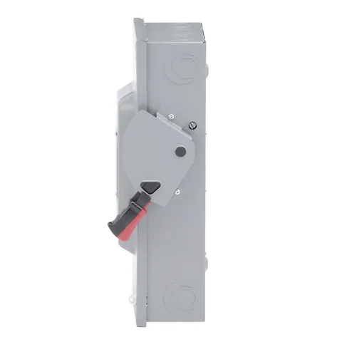 Schneider Electric H323N Heavy Duty Safety Switch, Fusible, 100A, 4 Wire, 3 Poles, 1 Neutral, 30hp, 240VAC/250VDC — Accessori generali
