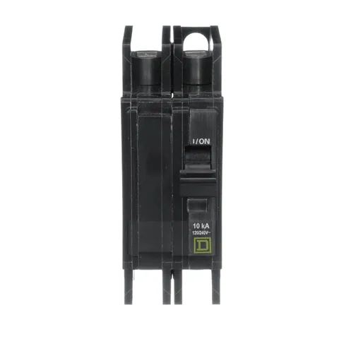 Schneider Electric QOUR240 Mini circuit breaker, QOU, 40A, 2 pole, 120/240 VAC, 10kA, field reversible lugs — General Accessories