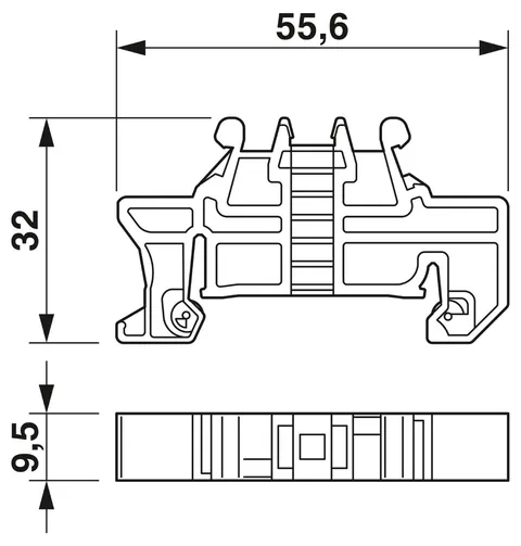 Phoenix Contact CLIPFIX 35 CLIPFIX 35 - End bracket — Accessori generali