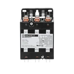 Schneider Electric 8910DPA73V06 Definite Purpose Contactor, 75A, 3 Pole, 40 HP at 575 VAC, 440/480 VAC 50/60 Hz Coil, Open — Contactors & Relays